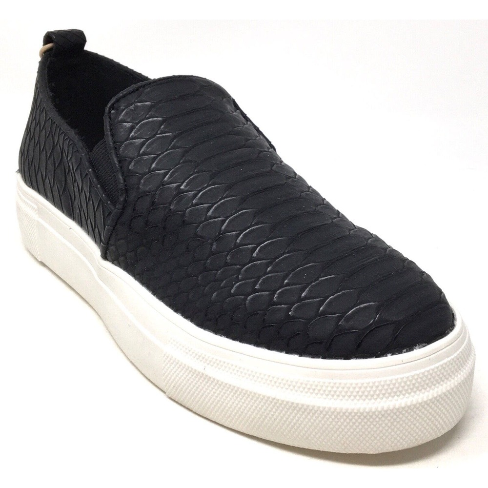MIA Ela-Sk Women's Size 8.5M Black Snake Platform Sneakers Casual Shoes MH1447SK